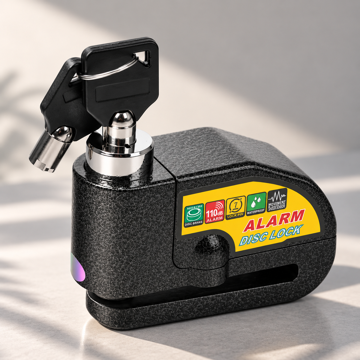 Candado Alarma De Disco
