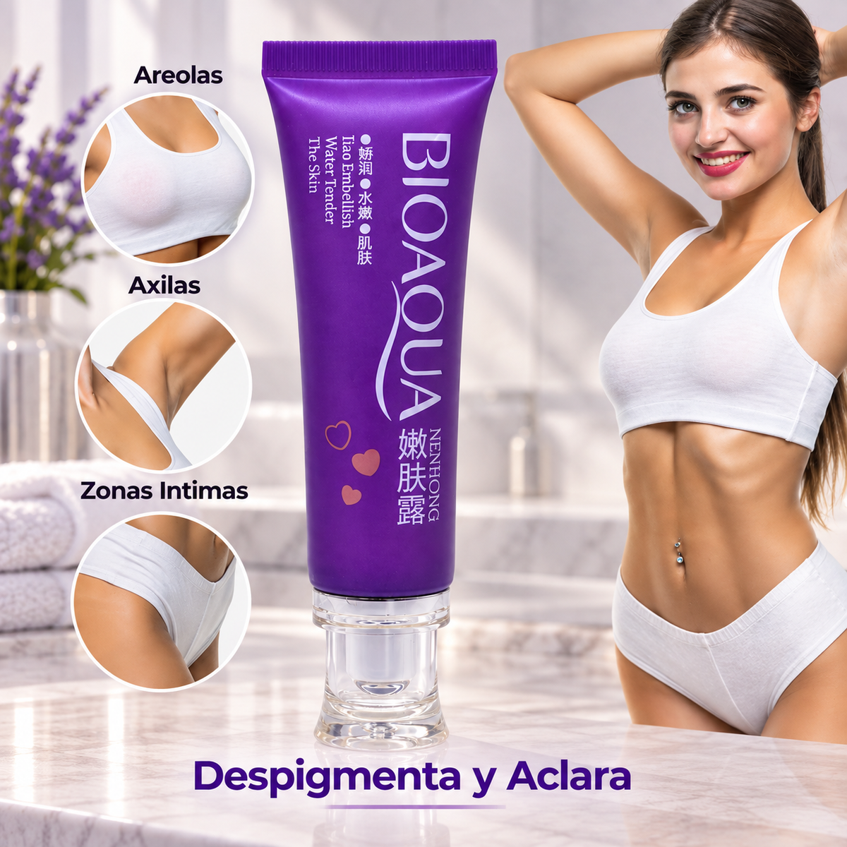 Despigmentante y protector solar