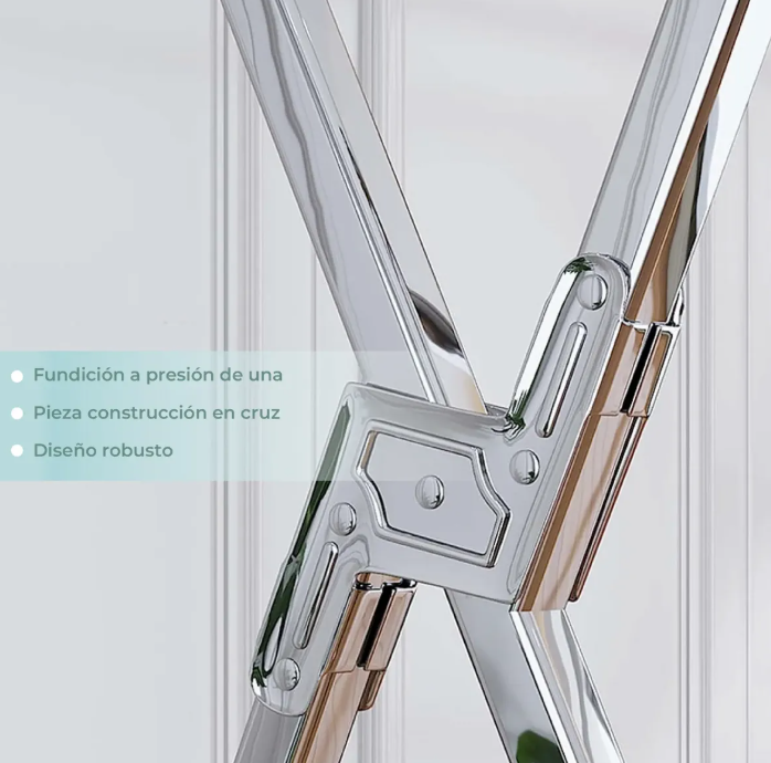 Tendedero plegable sin ruedas