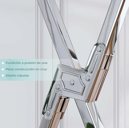 Tendedero plegable sin ruedas