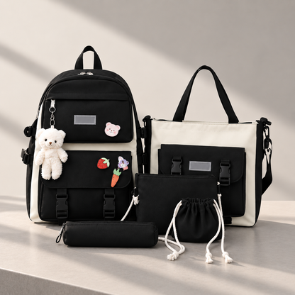 Kit Maleta Mochila Bolsos 5 en 1