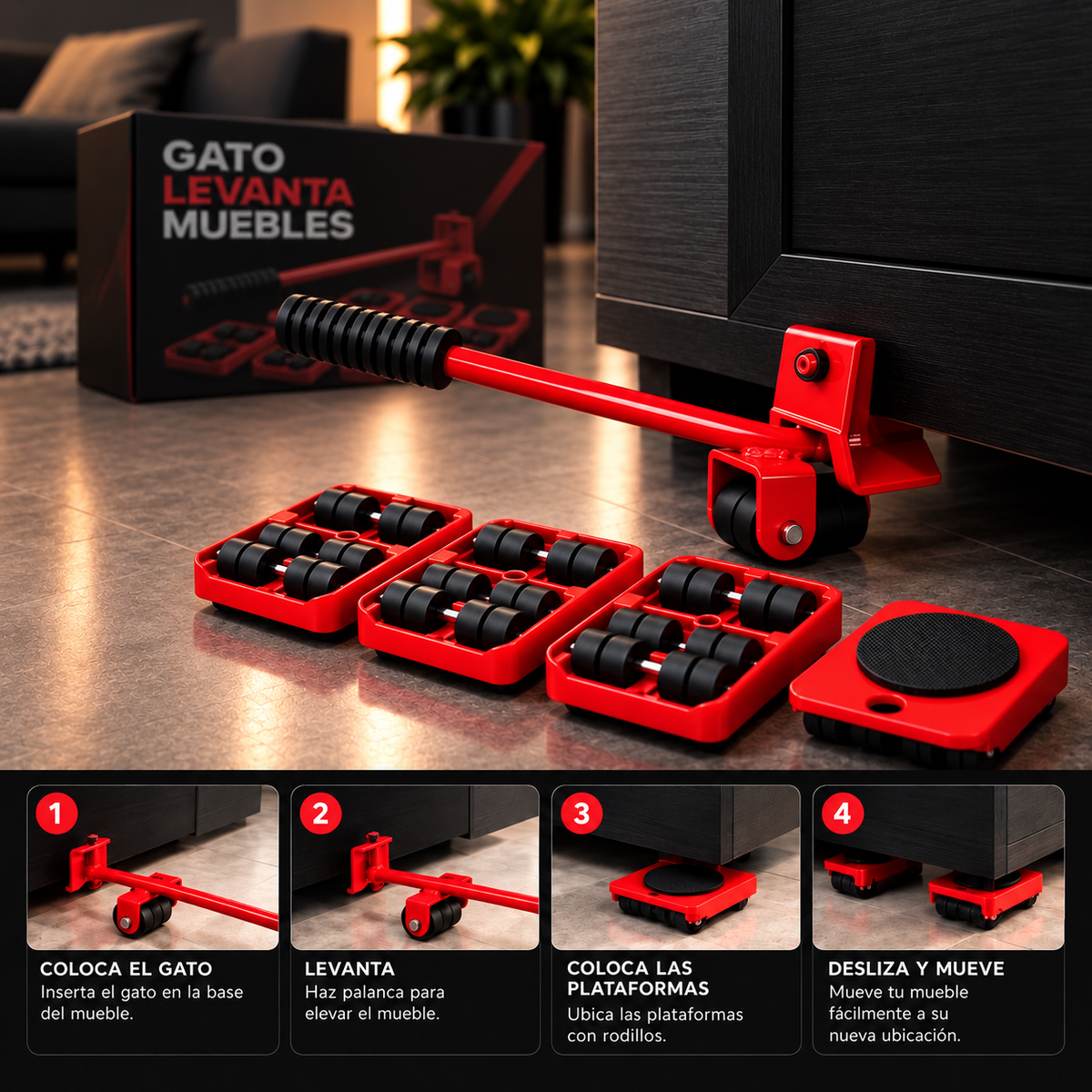 Gato Levanta Muebles BS