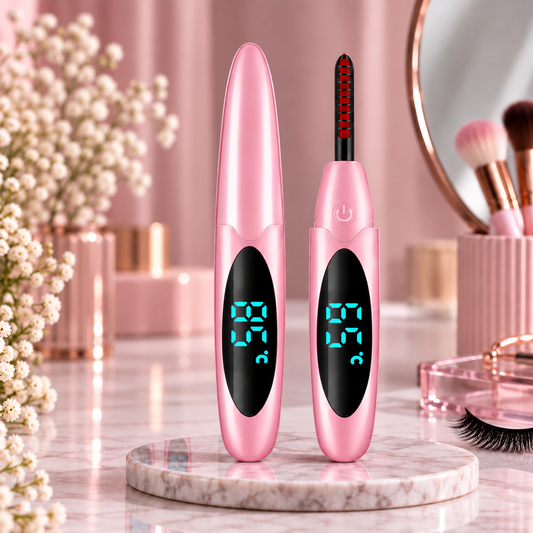 Rizador de Pestañas Eléctrico Rosa