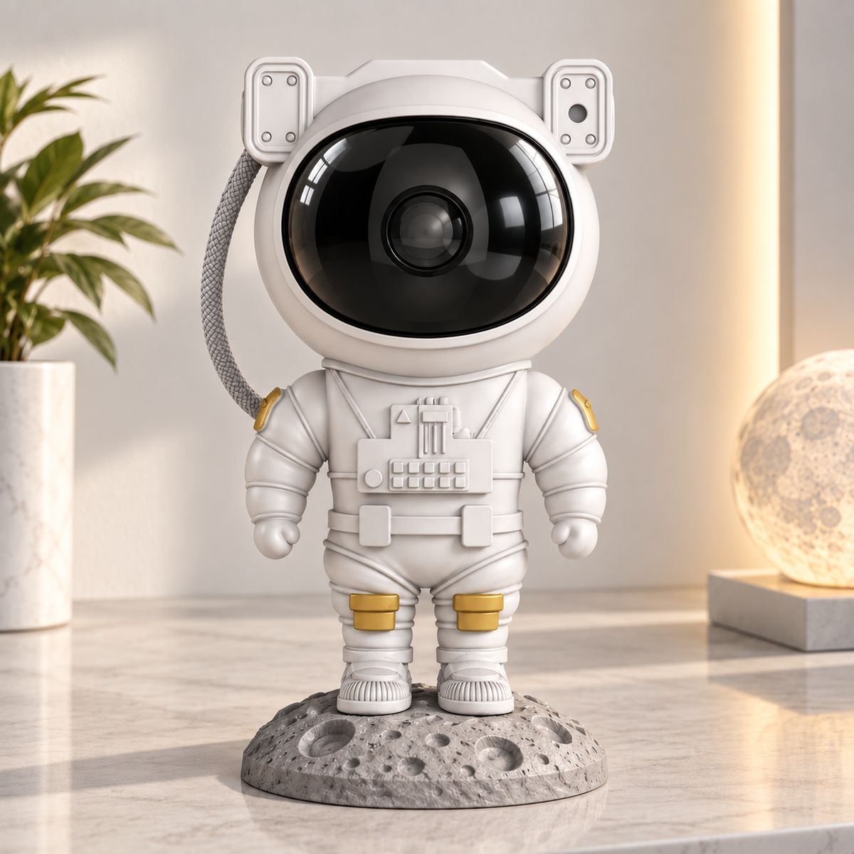 Lampara de mesa proyector astronauta