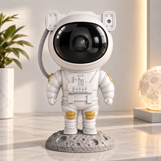 Lampara de mesa proyector astronauta