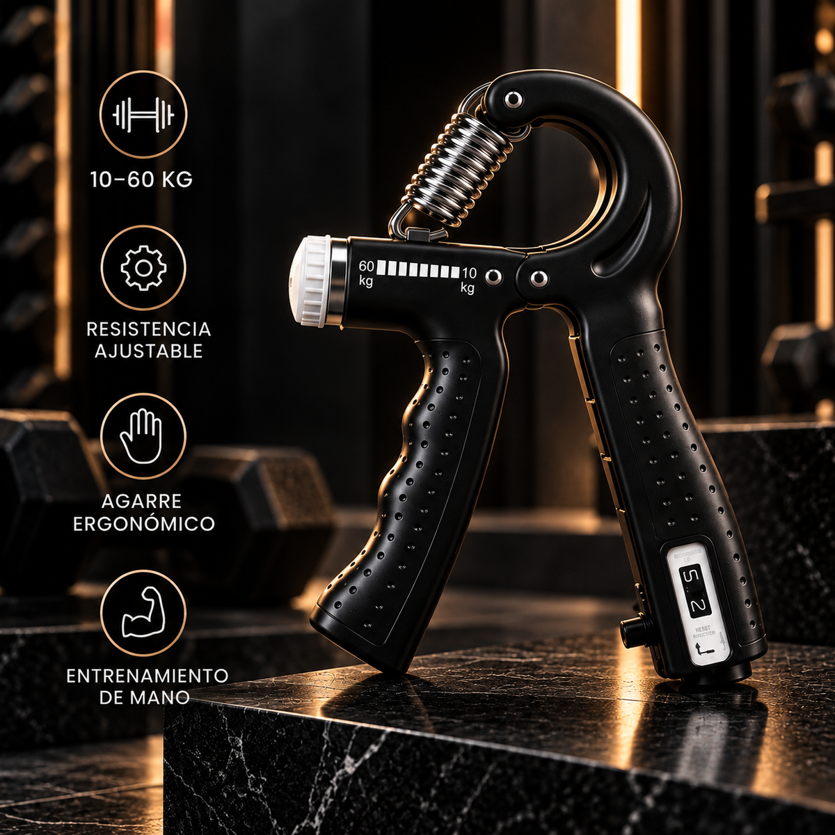 Ejercitador de antebrazo Hand Grip Kit