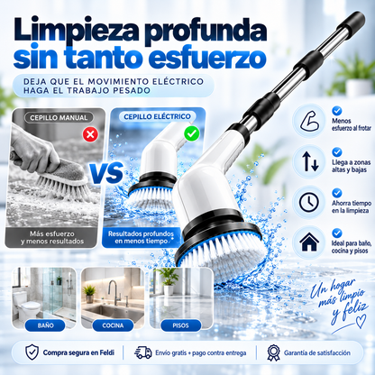 Cepillo Eléctrico de Limpieza 9 en 1