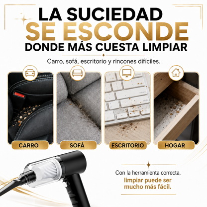 Mini aspiradora funcional 3 en 1 Vacora