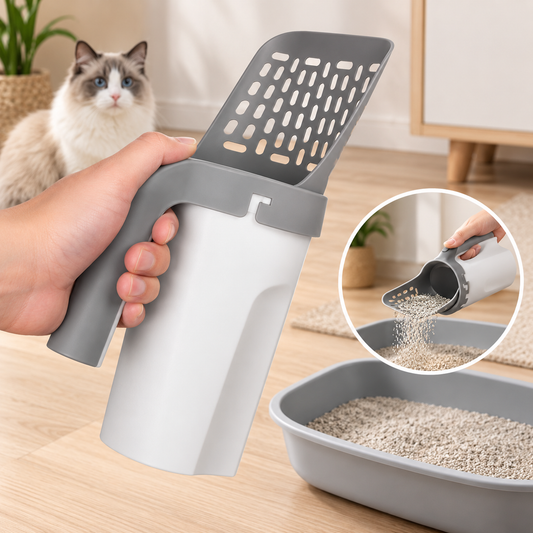 Recogedor plastico de heces de mascotas