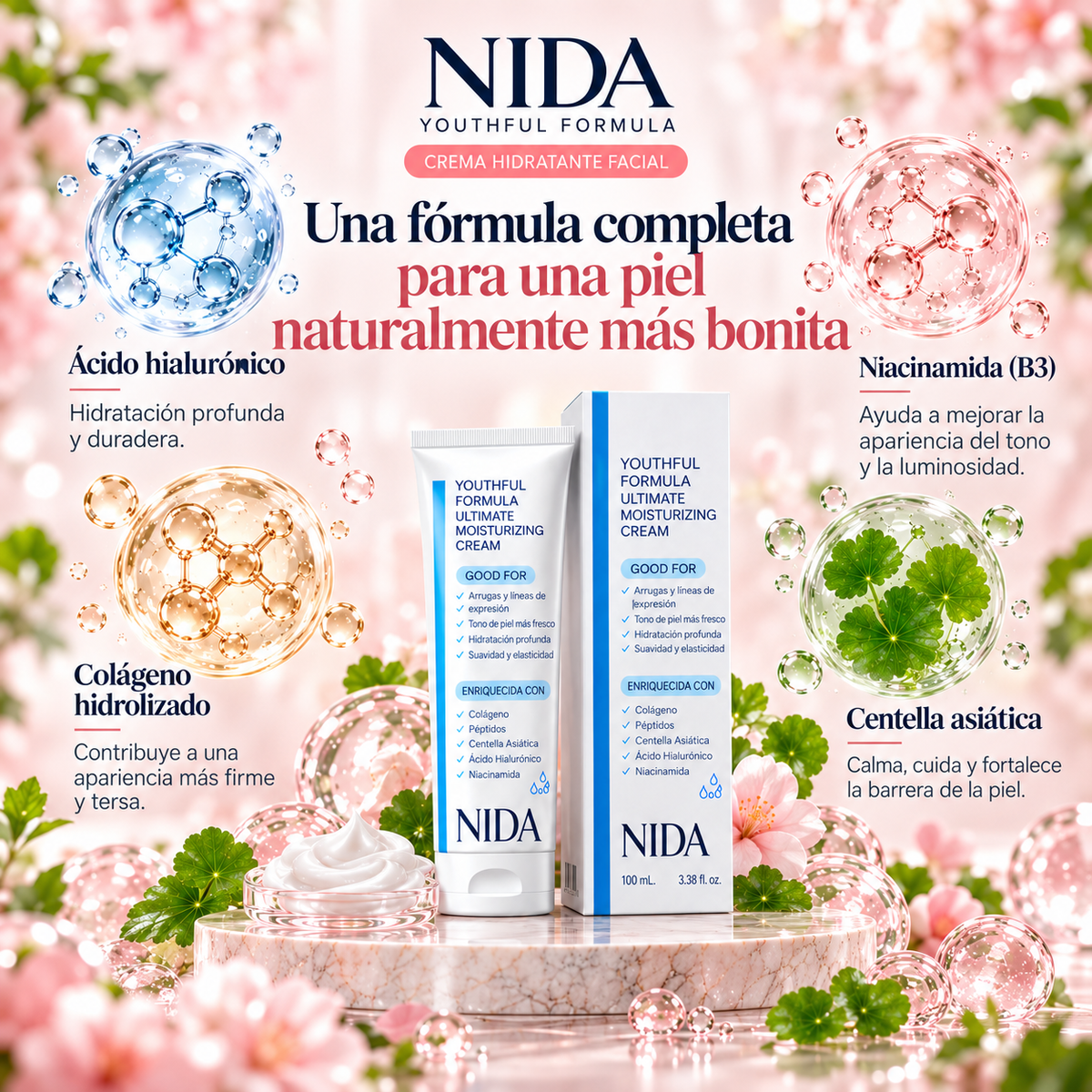 CREMA NIDA YOUTHFULL 100ML + OBSEQUIO