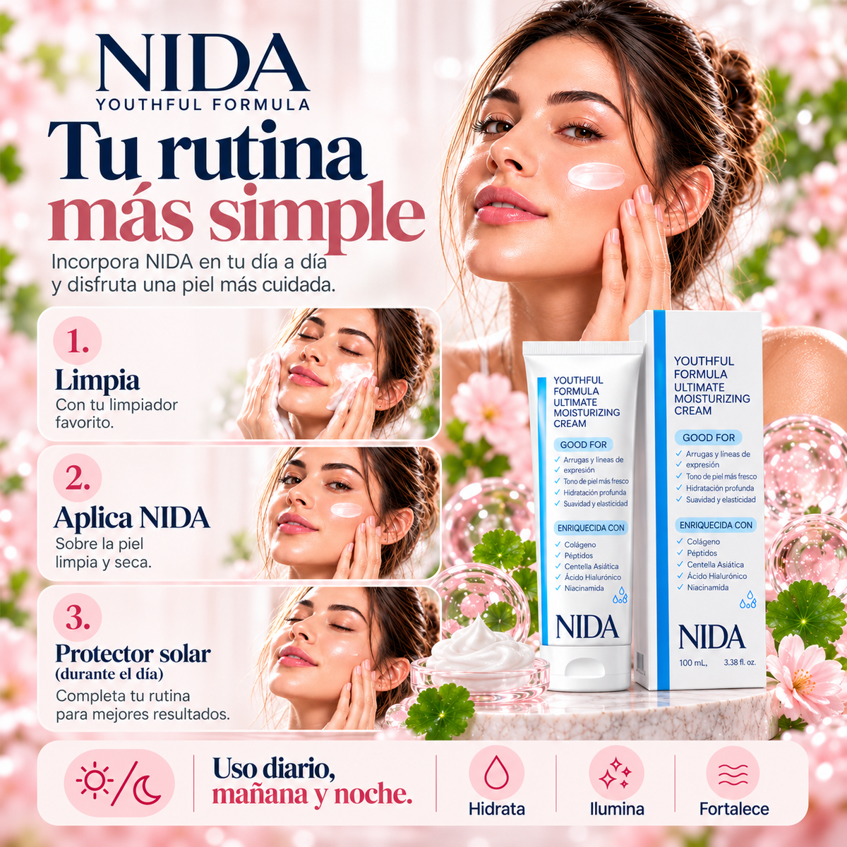 CREMA NIDA YOUTHFULL 100ML + OBSEQUIO