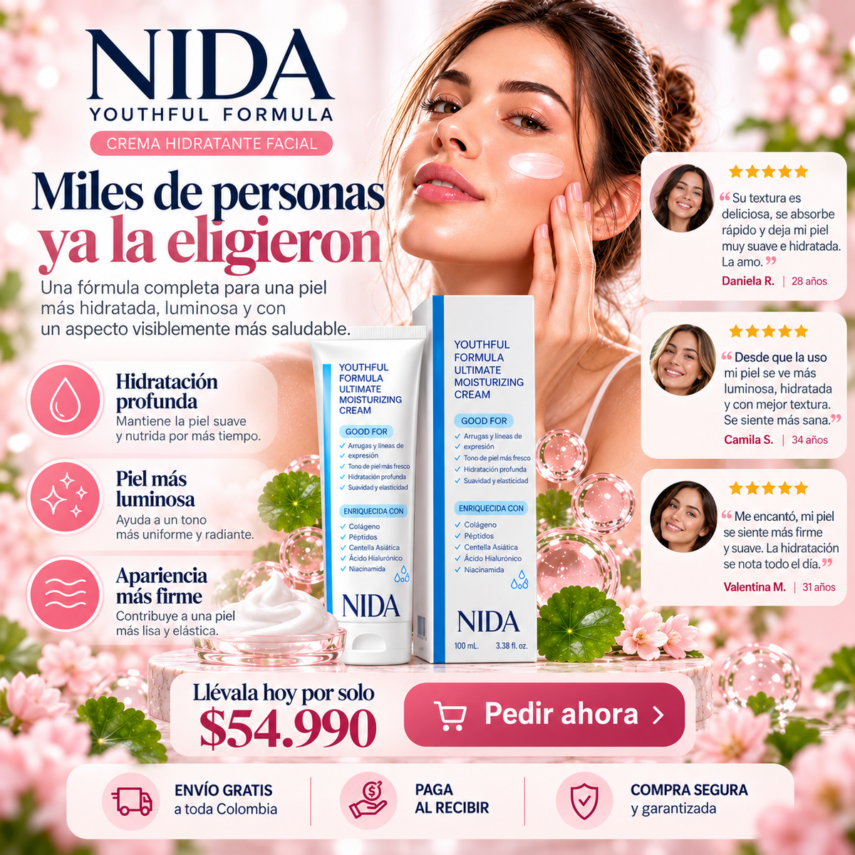 CREMA NIDA YOUTHFULL 100ML + OBSEQUIO